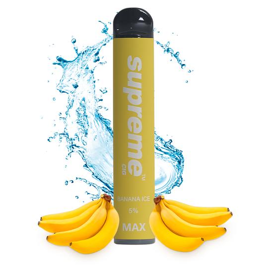 Supreme Max Banana Ice – Disposable Vape Flavors